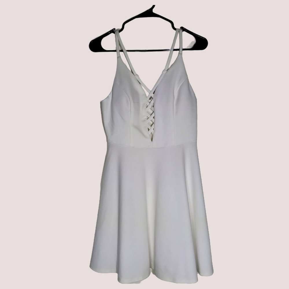 White Mini Party Dress